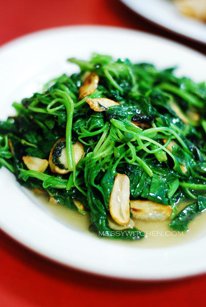 Stir Fried Spinach with Garlic @ Soon Kee Seafood Restaurant